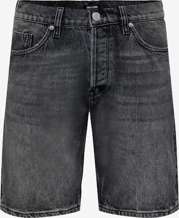 Only & Sons Regular Jeans i svart: forside