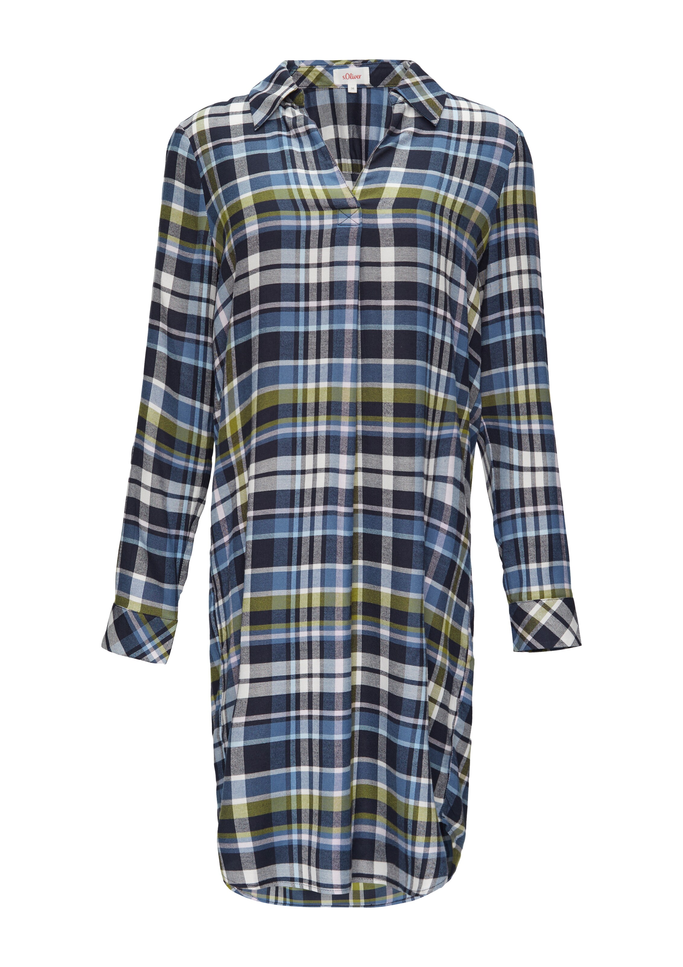 s.Oliver Kleid in Blau: Vorderseite