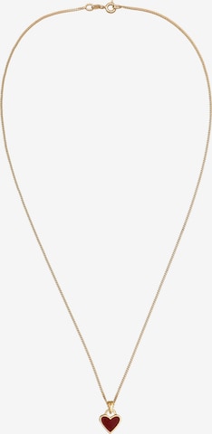 ELLI Necklace 'Herz' in Gold: front