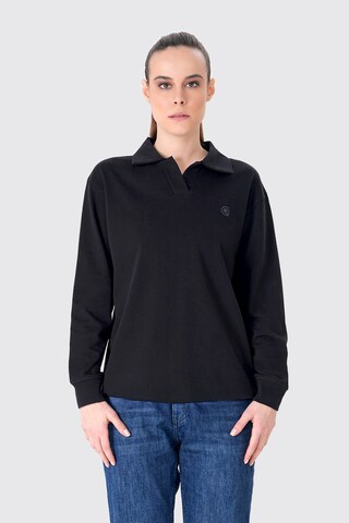 UNIQVIBE Shirt in Schwarz: Vorderseite