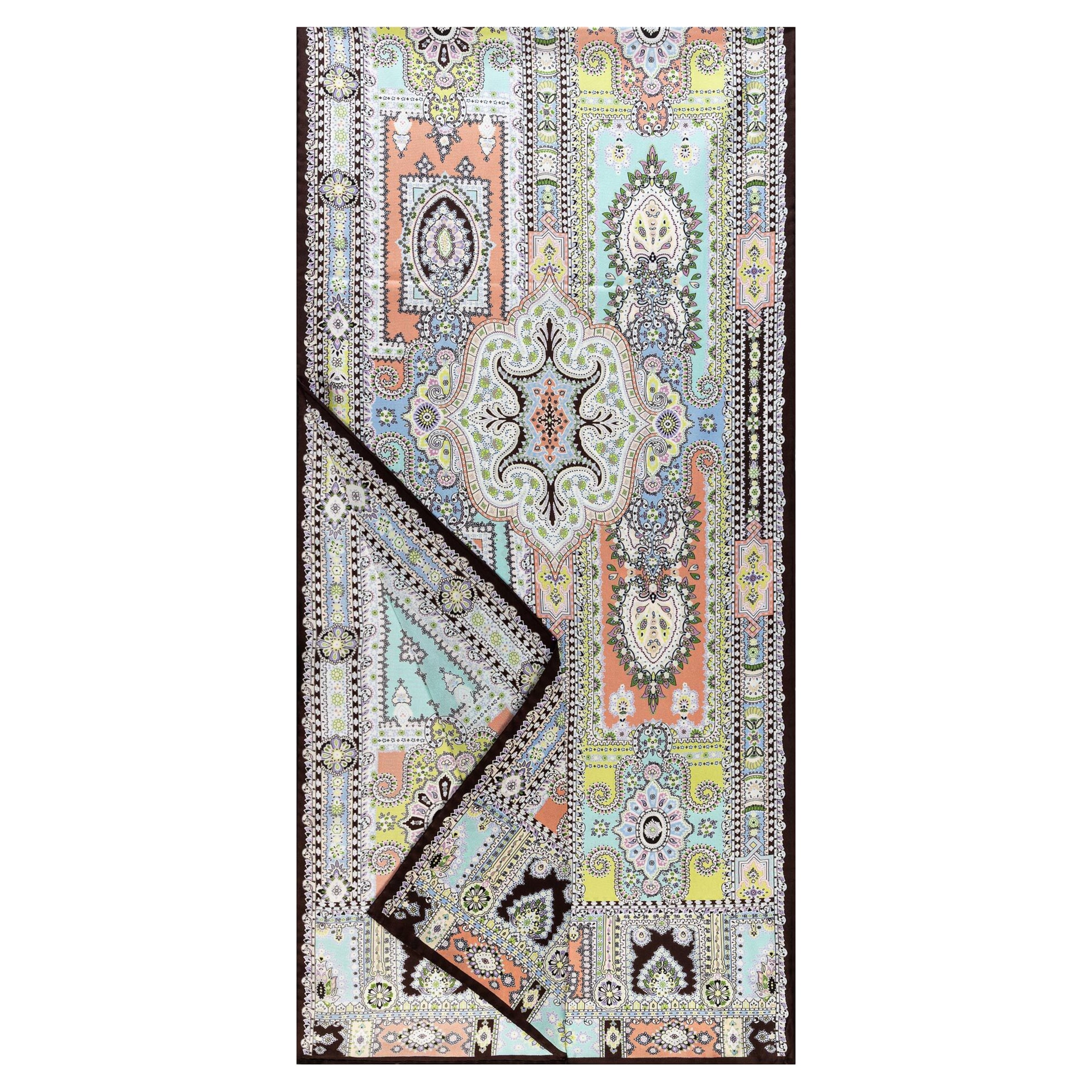 Sciarpa ' PAISLEY ARCADE ' di Roeckl in blu: frontale