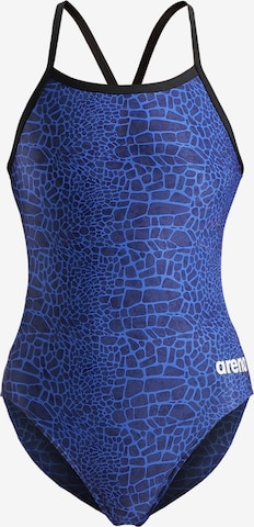 zils ARENA Bezvīļu Peldkostīms 'SNAKESKIN': no priekšpuses
