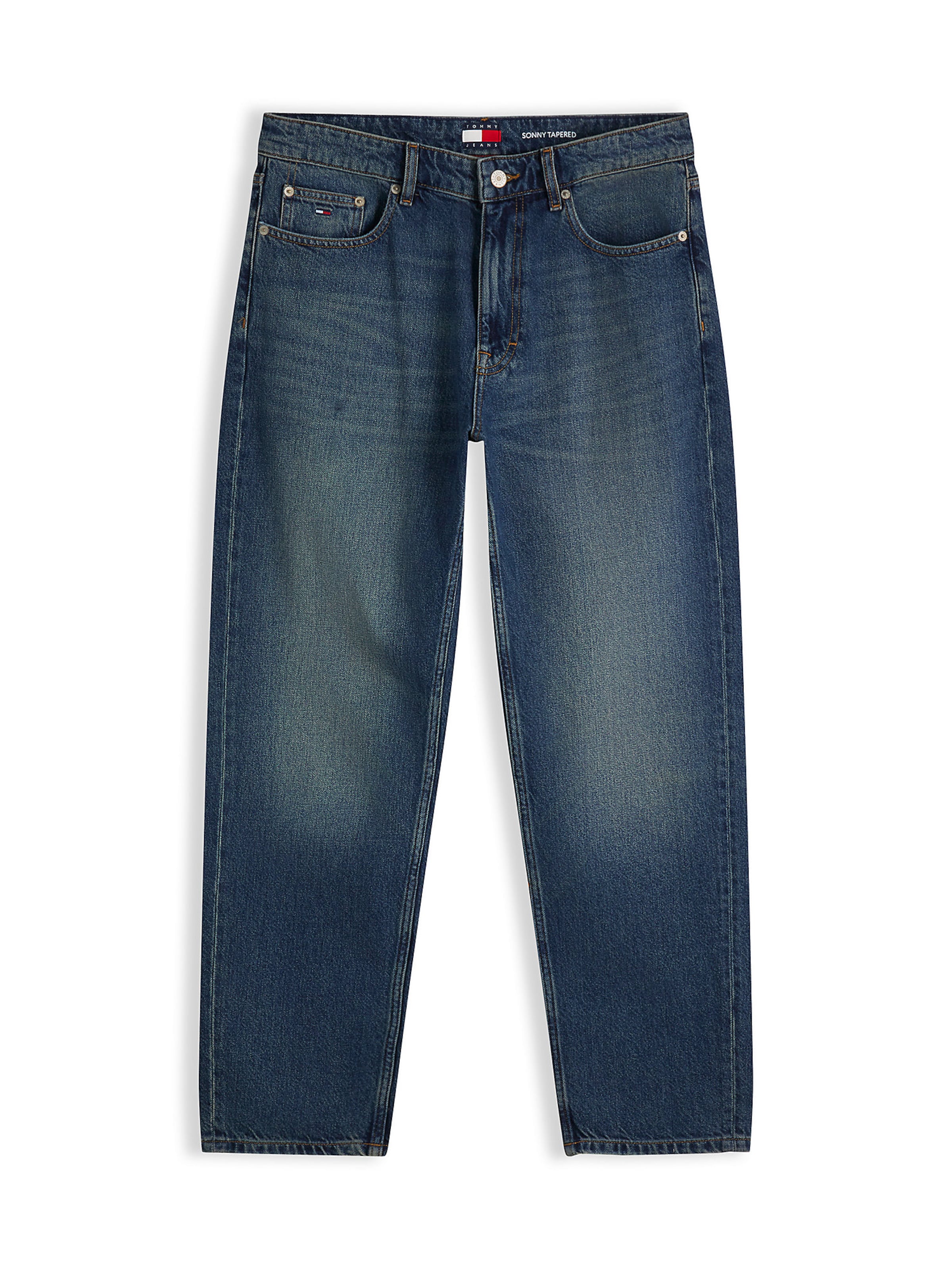 Tommy Jeans Дънки Tapered Leg Дънки 'Sonny' в синьо: отпред