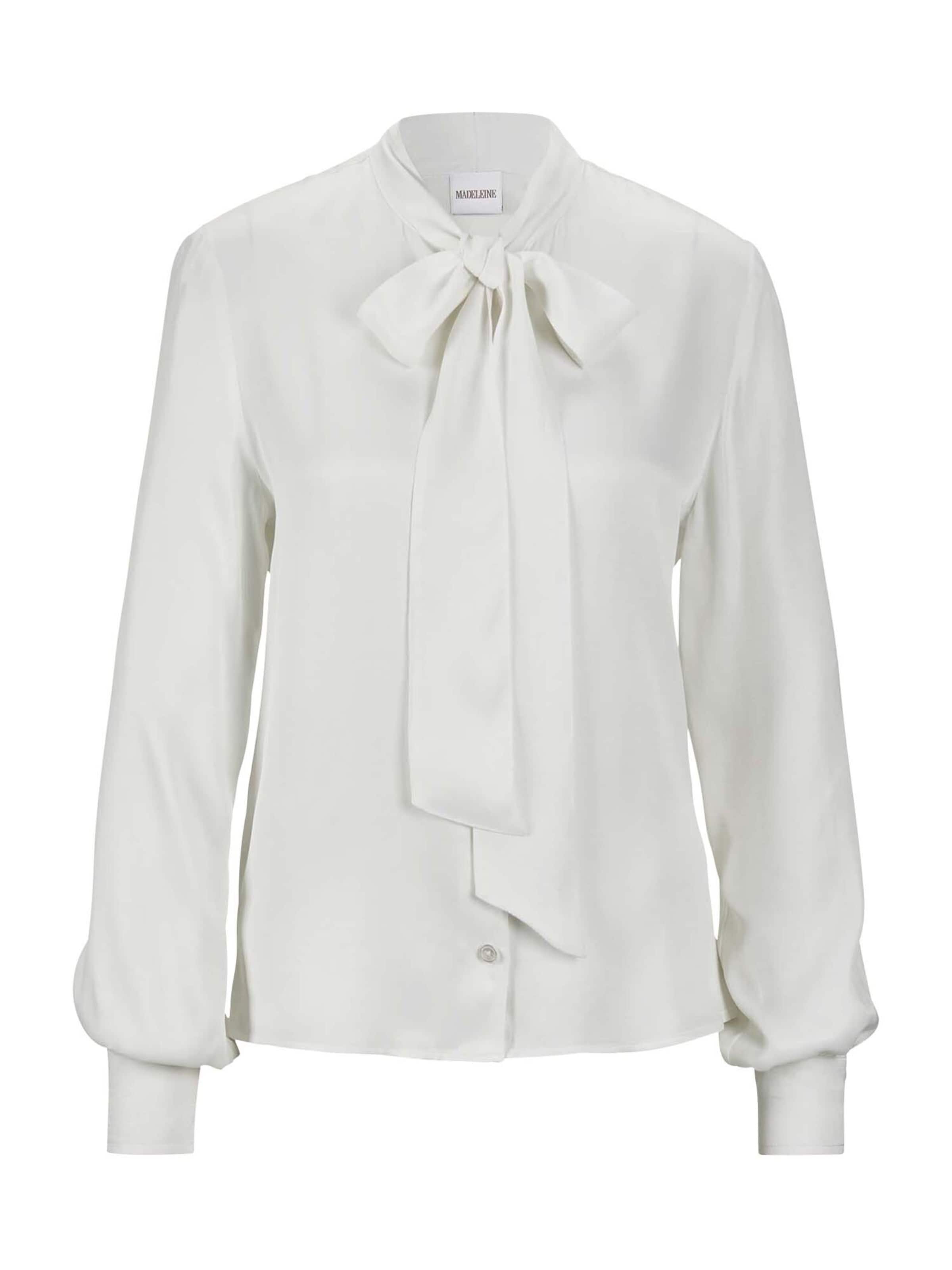 MADELEINE Bluse in Weiß: Vorderseite