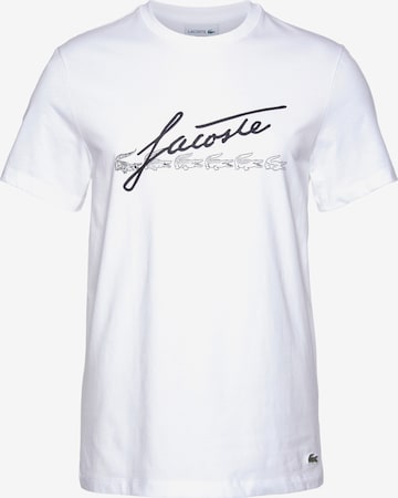 LACOSTE Shirt in White: front