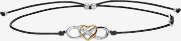 Julie Julsen Armband in Schwarz: Vorderseite