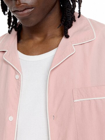 Fit confort Chemise Pull&Bear en rose