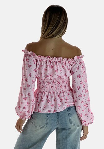 Chemisier Elara en rose