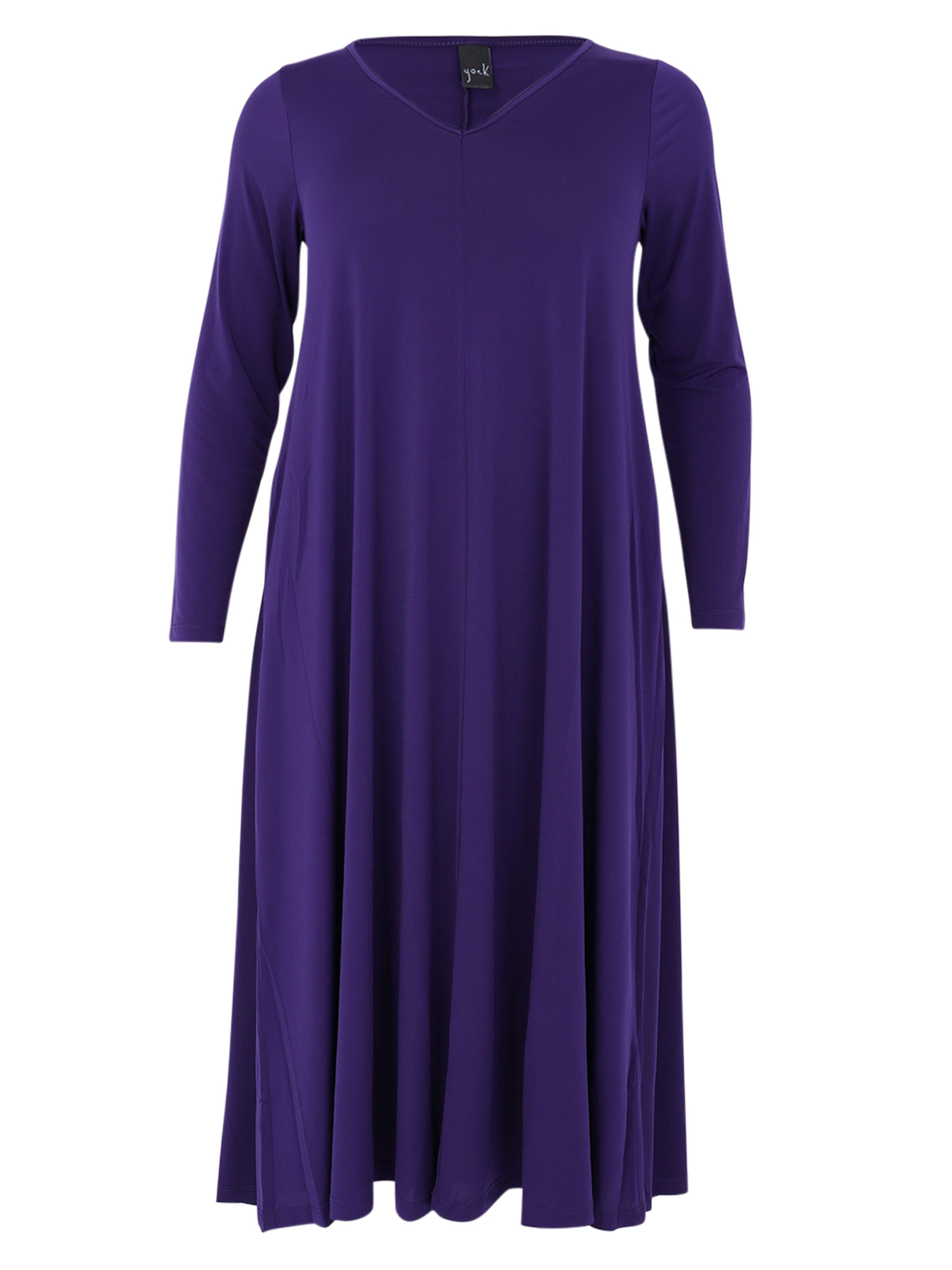 YOEK Dress in Purple: front