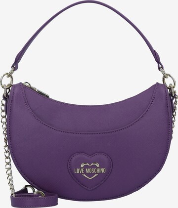 Love Moschino Schultertasche 'Sweet Heart' in Lila: predná strana