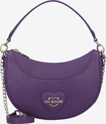Love Moschino Shoulder Bag 'Sweet Heart' in Purple: front