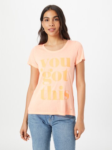 T-shirt Key Largo en orange : devant