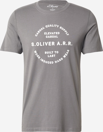 s.Oliver Shirt in Grey: front