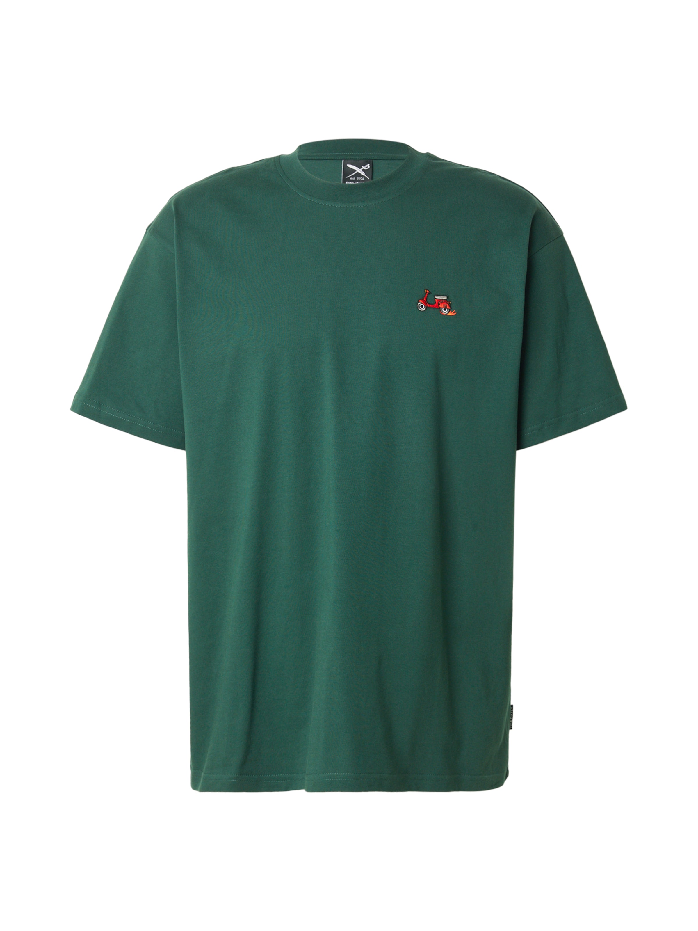 Iriedaily Shirt 'Scooter' in Green: front