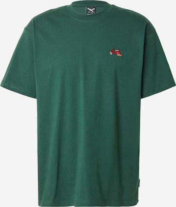 Iriedaily Shirt 'Scooter' in Green: front