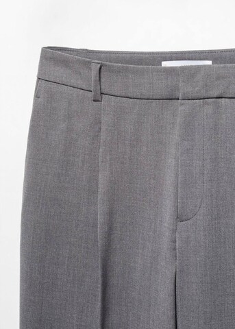 MANGO Loose fit Pleated Pants 'Cesi' in Grey