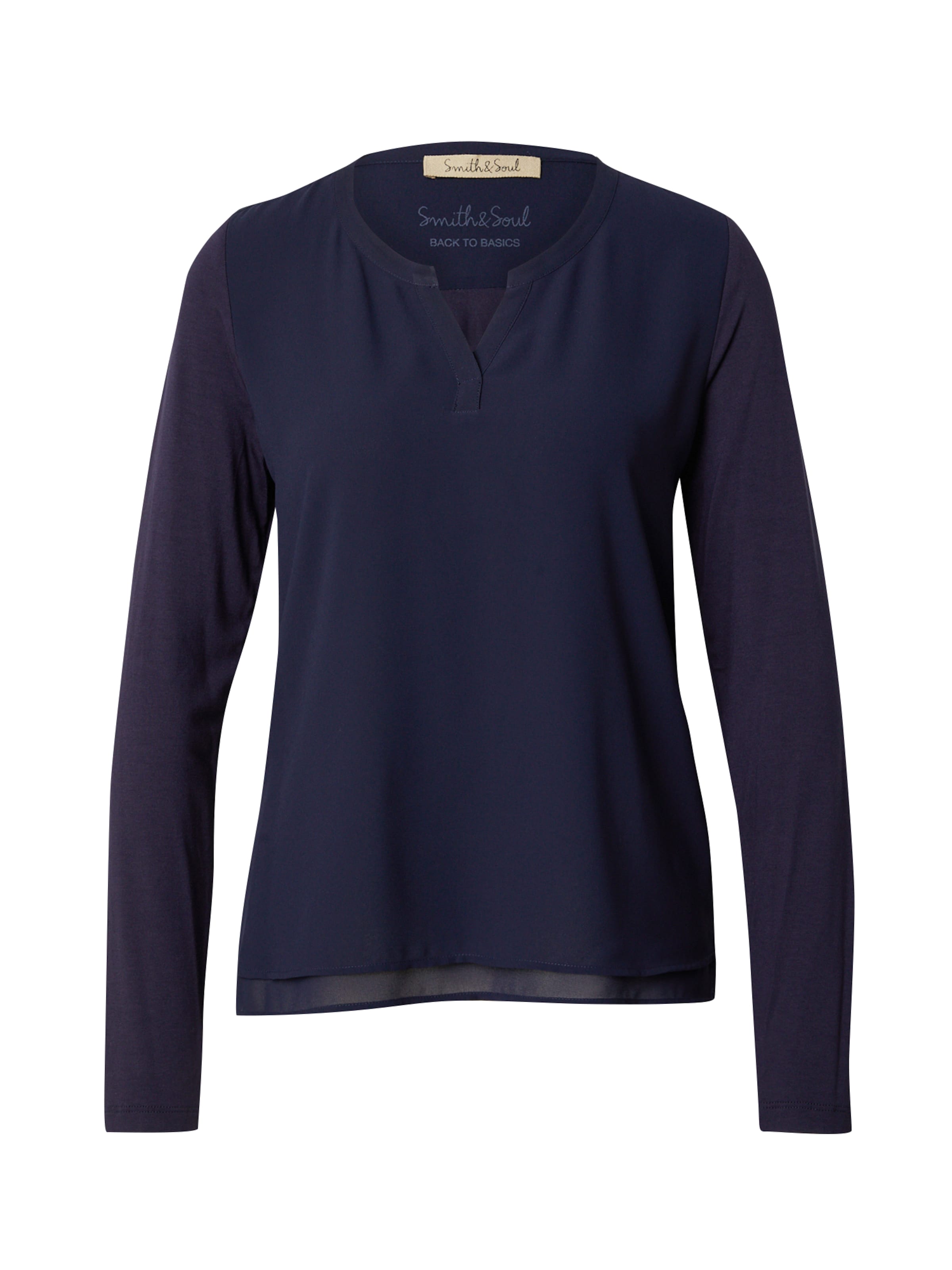 Smith&Soul Блуза в синьо: отпред