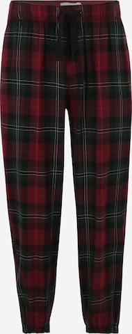 Abercrombie & Fitch Панталон пижама в червено: отпред