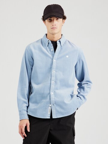 Carhartt WIP Regular Fit Hemd 'Madison' in Blau: Vorderseite