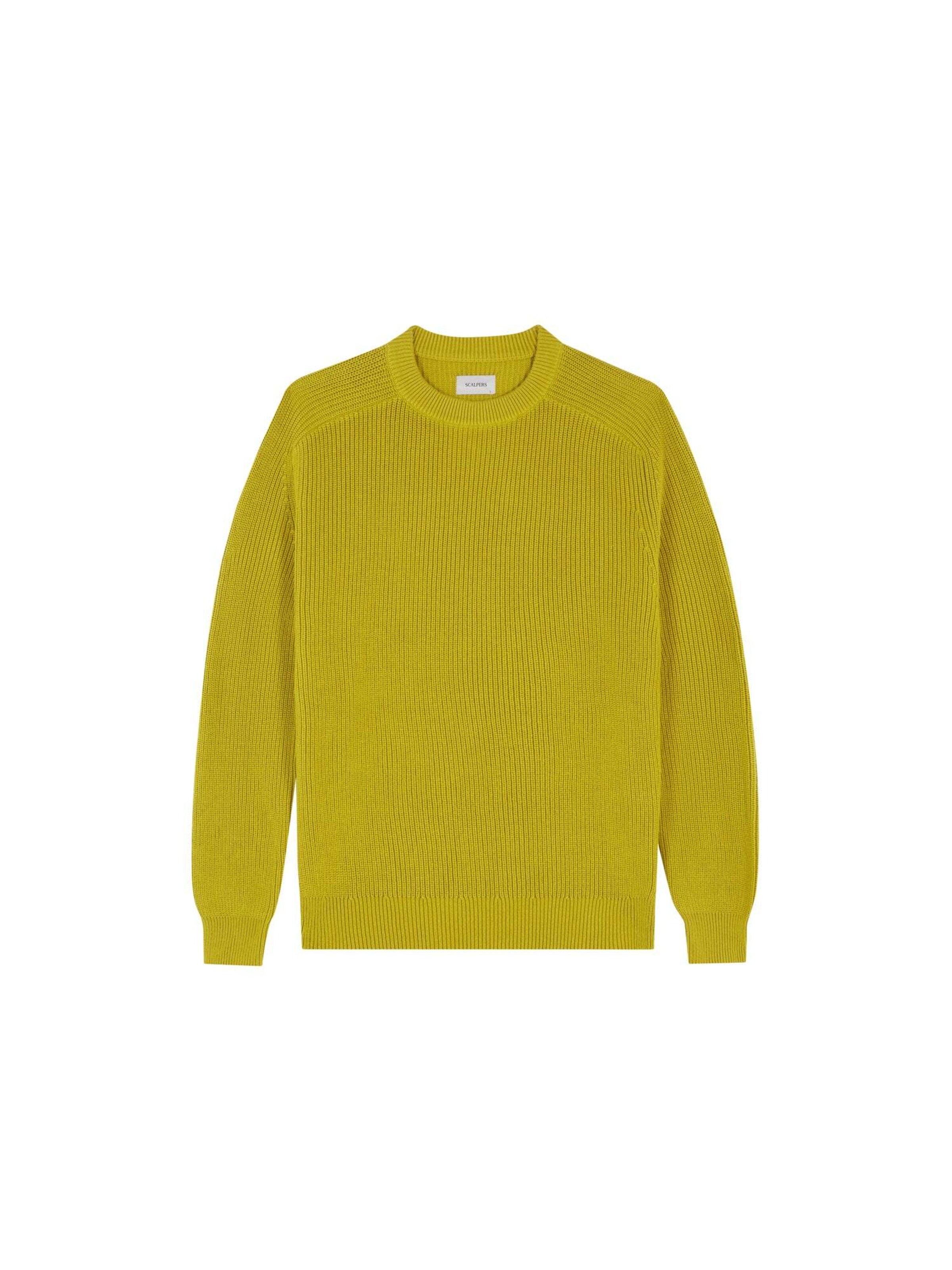 Pull-over 'New Frederic' Scalpers en jaune : devant