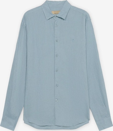Chemise Trussardi en bleu : devant