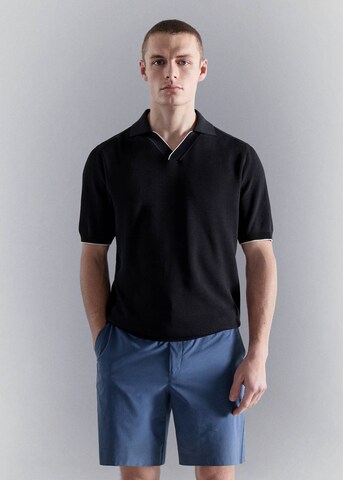 MANGO MAN Shirt 'Milo' in Black: front