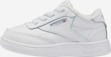 Baskets 'Club C' Reebok en blanc : devant