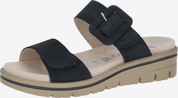 CAPRICE Pantolette in Blau: Vorderseite