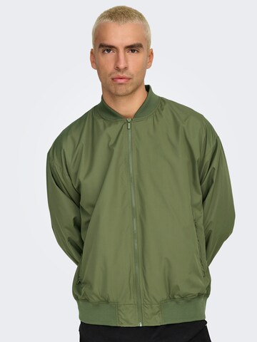 Only & Sons Between-Season Jacket 'ONSGAVIN' in Green