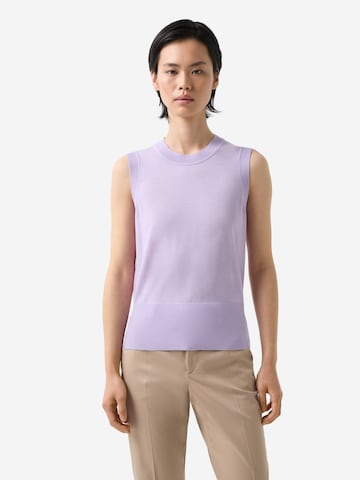 BOGNER Stricktop 'Isola' in Lila: Vorderseite