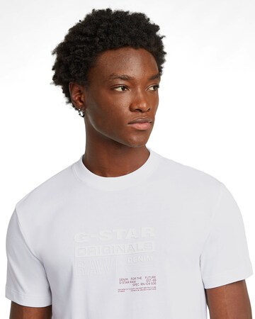 G-STAR T-Shirt in Weiß