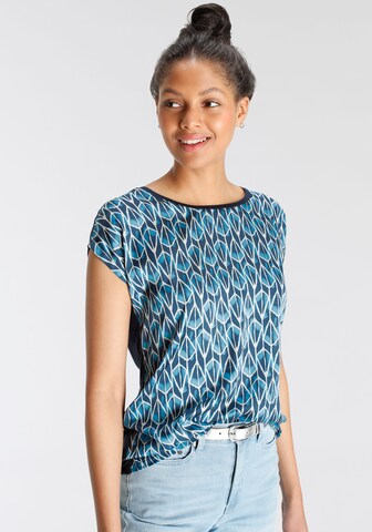 TAMARIS Blouse 'Otto' in Blue: front