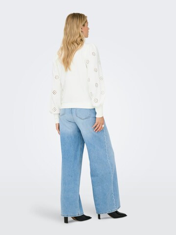 ONLY Sweatshirt 'Femme' in Wit