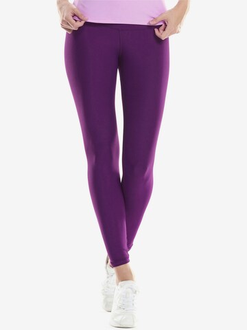 Skinny Pantaloni sportivi 'HWL117C' di Winshape in lilla