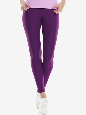 Winshape Skinny Športne hlače 'HWL117C' | vijolična barva