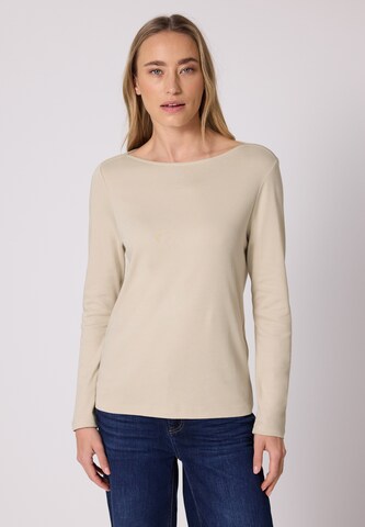 STREET ONE Shirt in Beige: Vorderseite