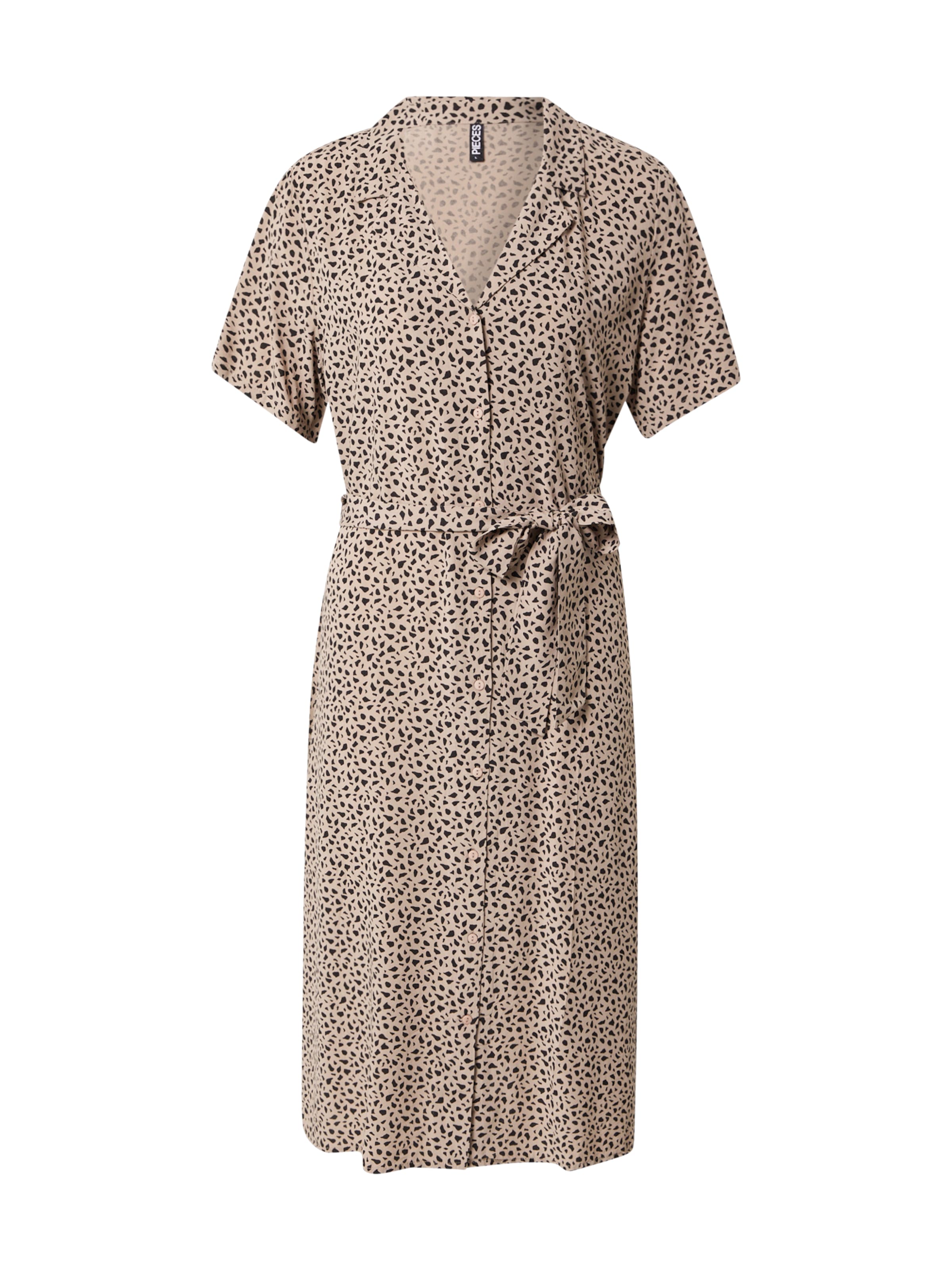 Abito camicia 'Olivia' di PIECES in marrone: frontale