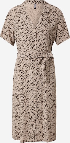 PIECES Shirt Dress 'Olivia' in Brown: front