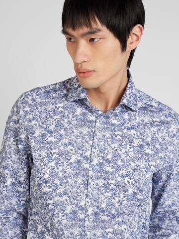 SEIDENSTICKER Slim fit Button Up Shirt in Blue