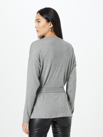 VILA Knit Cardigan 'VAUNA' in Grey