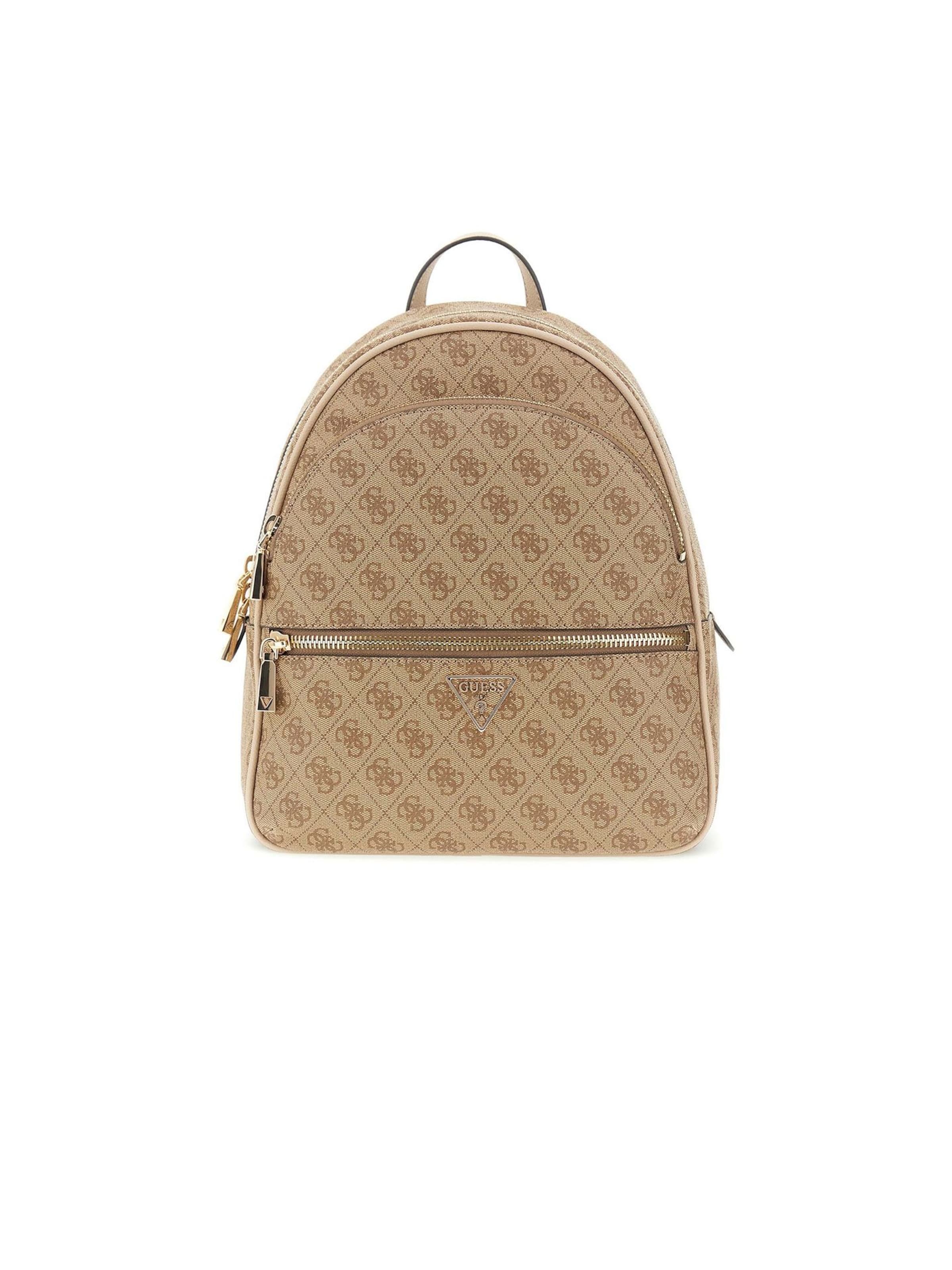 GUESS Rucksack 'Manhattan Ii Large Backpack'‌‌‌‌ in Braun: Vorderseite