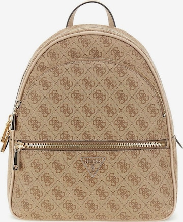 GUESS Rucksack 'Manhattan Ii Large Backpack' in Braun: Vorderseite