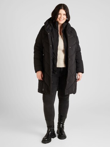 Manteau d’hiver 'NATALKA' Ragwear Plus en noir