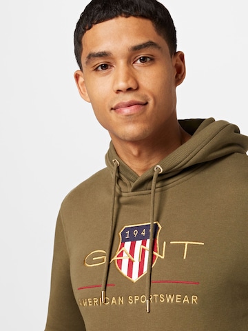 GANT Regular Fit Sweatshirt i grøn