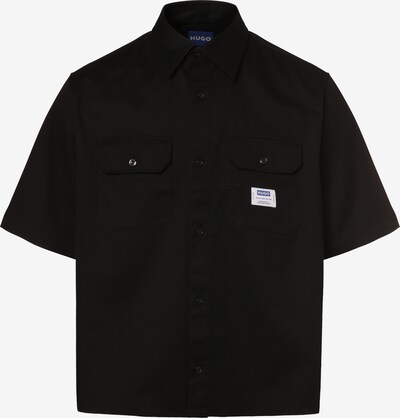 HUGO Button Up Shirt 'Ekyno' in Black / White, Item view
