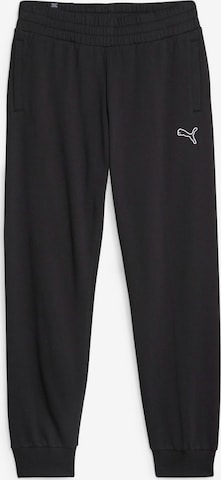 PUMA Tapered Pants in Black: front