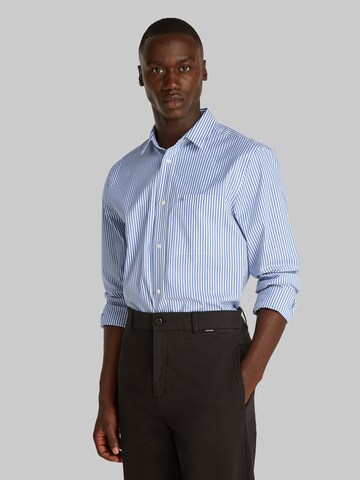 Calvin Klein Comfort fit Overhemd in Blauw: voorkant