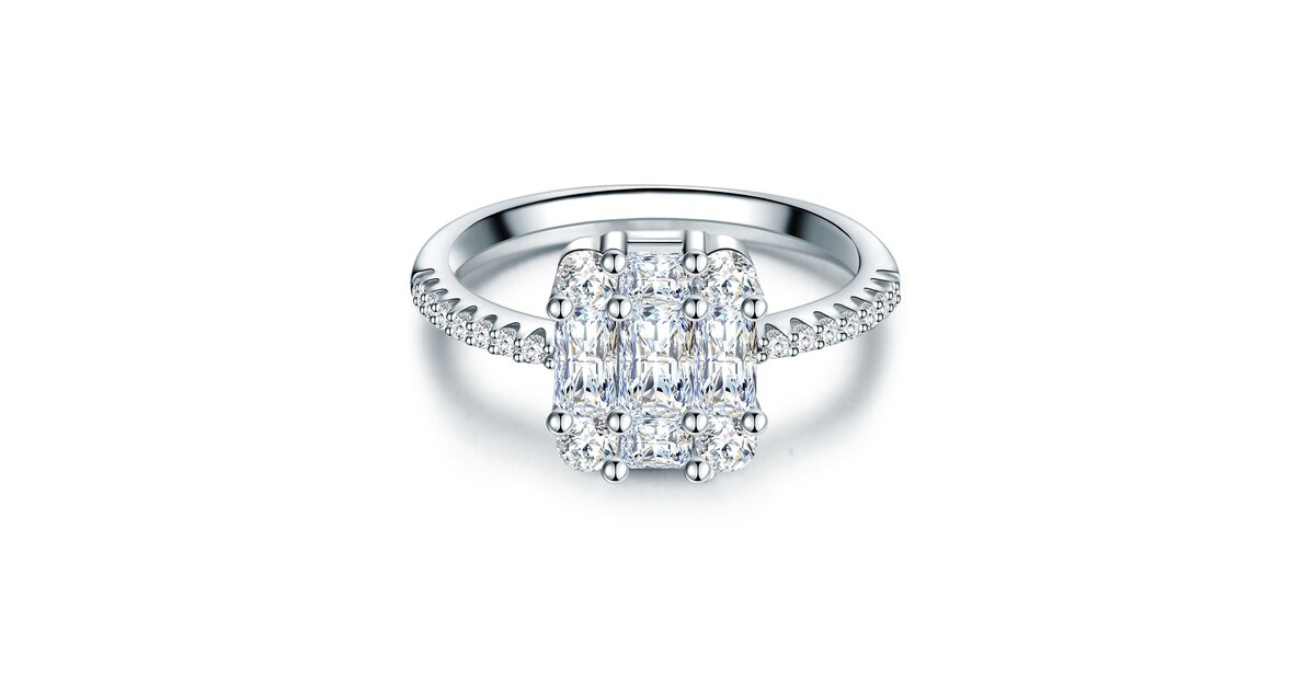 Trilani Dames Solitaire Ring Sterling zilver Zirkonia wit briljantgeslepen - gedraaide Verlovingsring aanzoek Ring Trouwring : Tresor 1934 Trilani Dames Solitaire Ring Sterling zilver Zirkonia wit briljantgeslepen - gedraaide Verlovingsring aanzoek Ring Trouwring : Tresor 1934