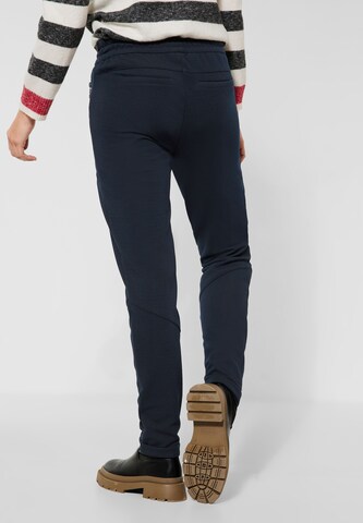 CECIL Slim fit Trousers 'Tracey' in Blue