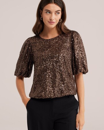 WE Fashion Blus i brun: framsida